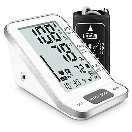 Chisip Blood Pressure Monitor Upper Arm, Accurate Automatic Digital Blood Pressure Machine for Home Use