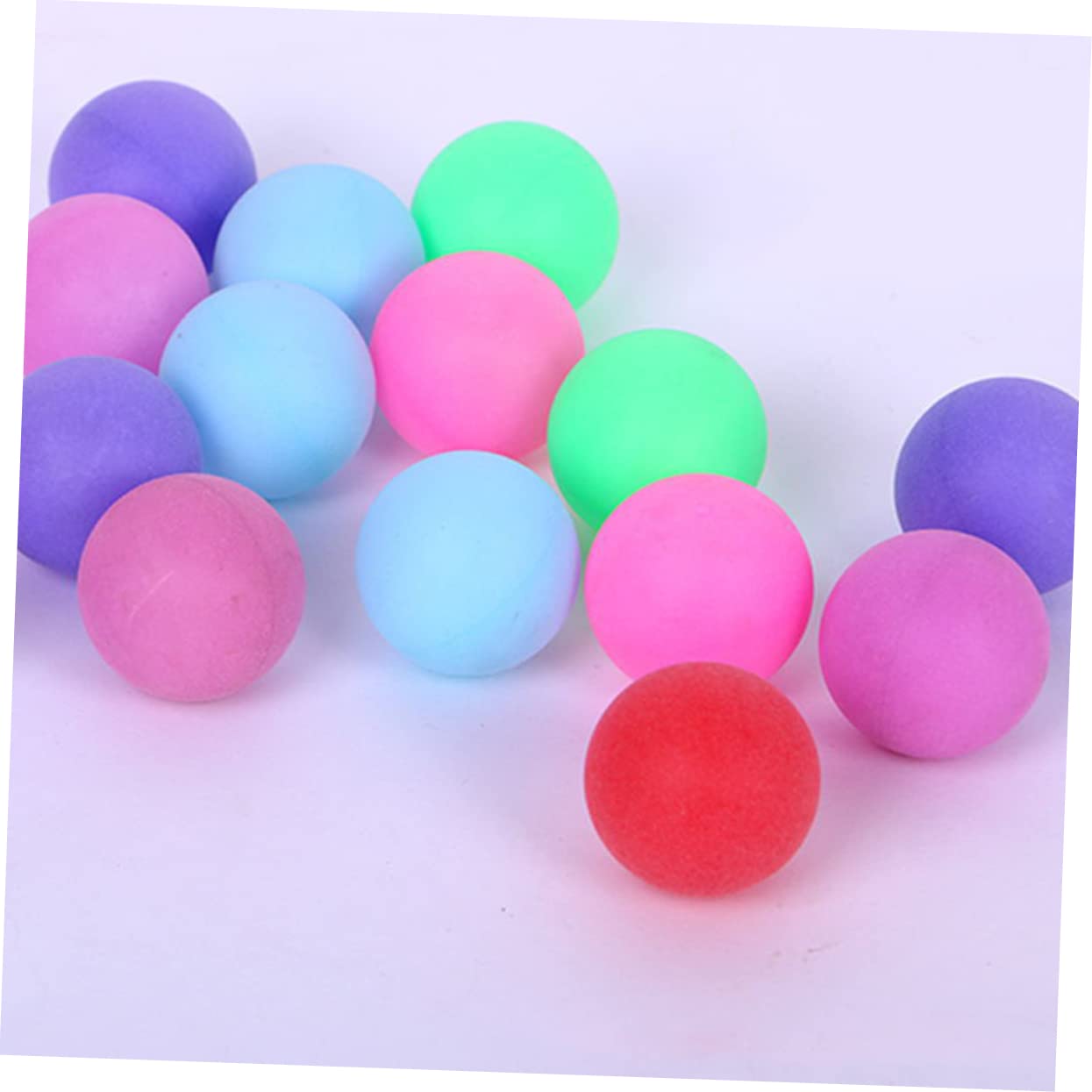 KOMBIUDA 60Pcs Pong Balls Random Color Training Balls for Table Tennis Matches Enhanced Control Consistent Bounce for Competitive Play and Parties