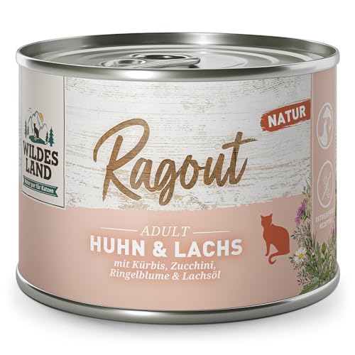 Ragout Chicken & Salmon with Carrots, Zucchini, Marigold & Salmon Oil 180 g