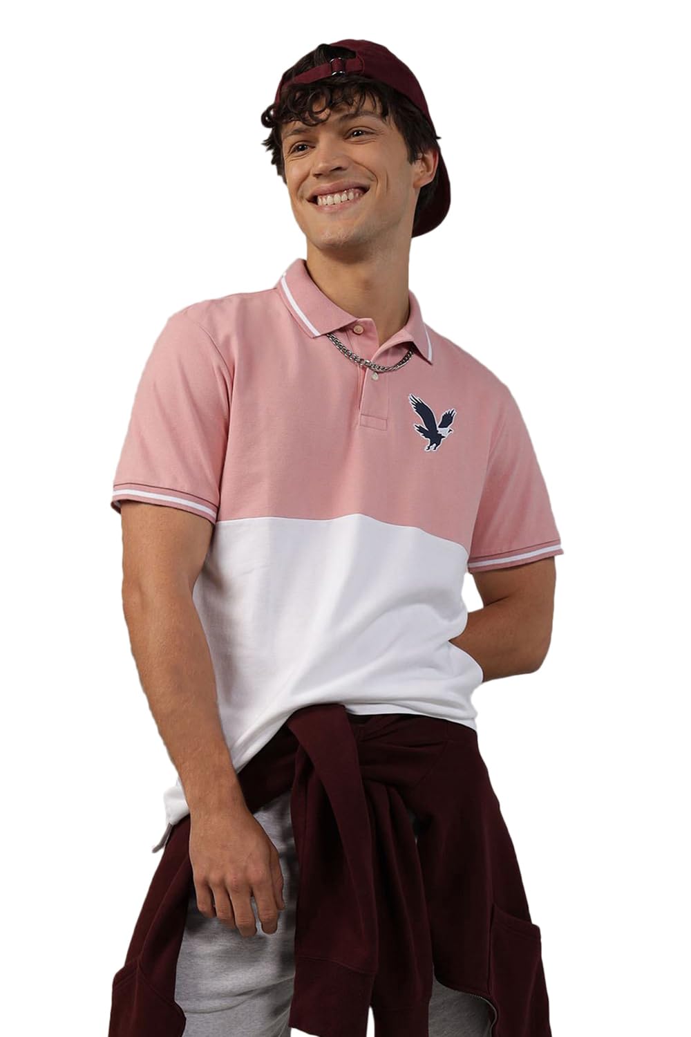 american eagle Men's Solid Regular Fit T-Shirt-picture-53