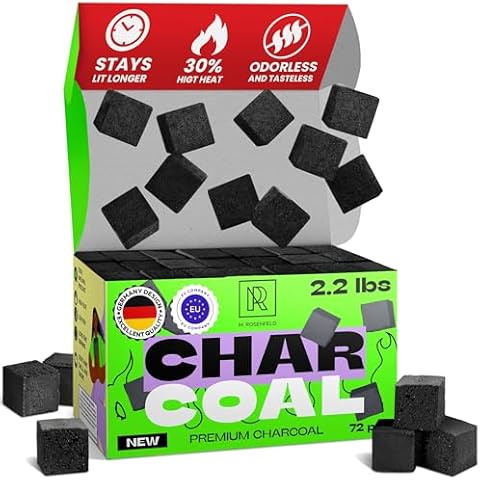 Premium Coconut Charcoal Cubes by M. ROSENFELD Cover
