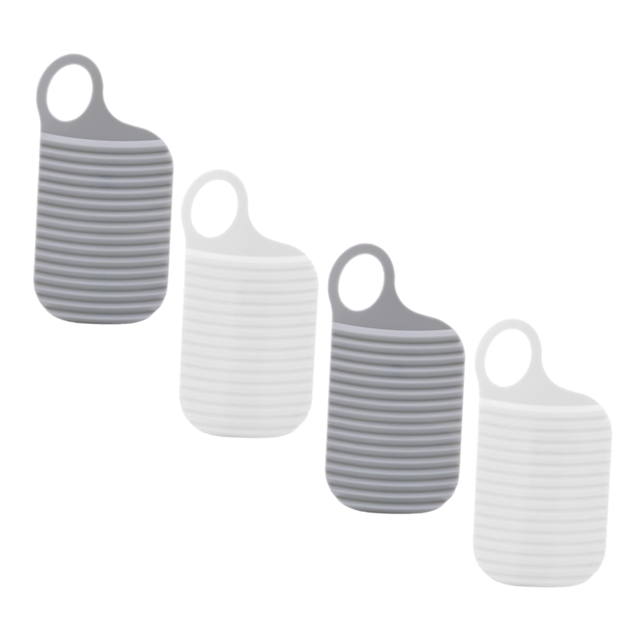 FOMIYES 4pcs Non- Hand Folding Washboard Double-Sided Laundry Board for Efficient Hand Washing Clothes for Socks Underwear Clothing and More