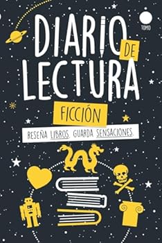 Paperback Diario de Lectura - Ficción: Reseña libros. Guarda sensaciones. (Spanish Edition) [Spanish] Book