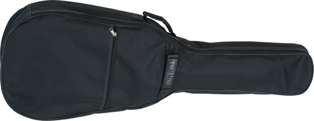 TOBAGO Housse 10 Guitare Classique 1/2, Polyester, Poche frontale, Noir