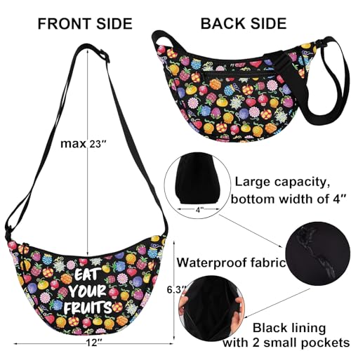 KEYCHIN Devil Fruits Crossbody Bag Devil Fruit Gift Anime Fruit Gifts Devil Fruit Shoulder Bag Devil Fruits Merch2