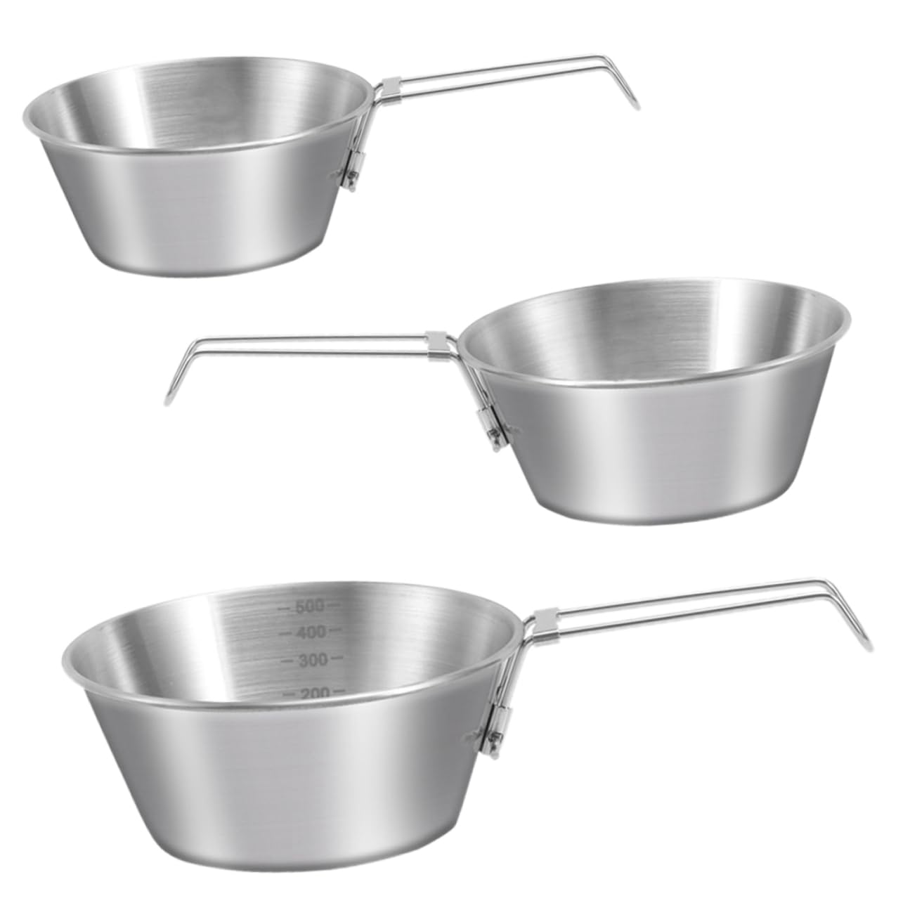 3 Sätze Faltbare Camping Schalen Mit Ergonomischem Für Grill Outdoor Und Camping Platzsparend Transportieren 3 Stücke * 3