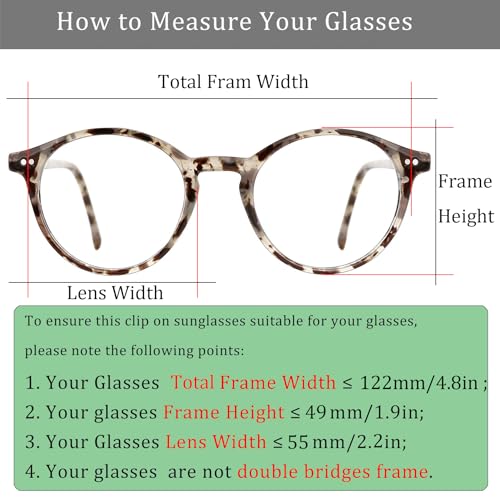 Clip On Retro Round Sunglasses for Men Women, Flip Up Metal Clip UV400 TAC Lens3