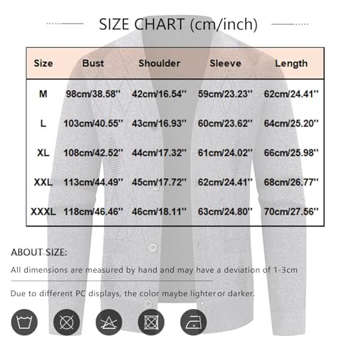 Men's V Neck Cardigan Sweater 2025 Casual Lightweight Button Down Knitted Cardigan Sweater2