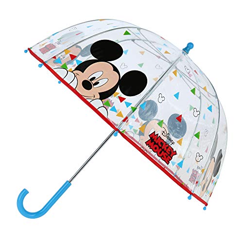 Mickey Mouse Parapluie Stick Mickey | Multicolore Parapluie Enfant
