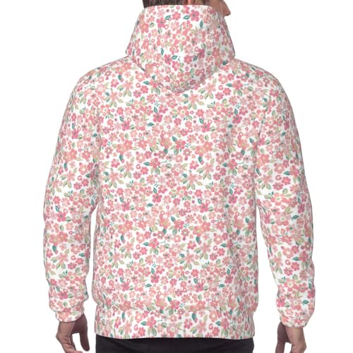 Floral retro style Hoodies for Men, Fashion Graphic Hoodies Pullover Hooded Sweatshirt for Men 6