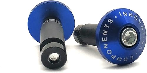 ADJAN MMRYP - 1 par universal de manillar de motocicleta, extremos de manillar de carreras, compatible con Yamaha YBR 125 YZF R15 XT660 TMAX 500 530