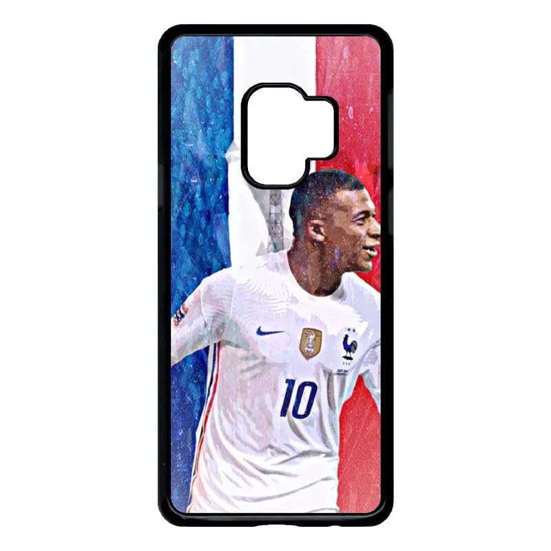Coque Galaxy S9 Mbappe France The Best Noir accessoire de protection rigide