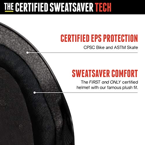 Image of Triple Eight The Certified Sweatsaver Helmet for Skateboarding, BMX, and Roller Skating, Elliot Sloan Signature Edition, Small /Medium