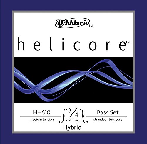 D'Addario ダダリオ ウッドベース弦 HH614 3/4M Helicore Hybrid Bass Strings / E-nickel