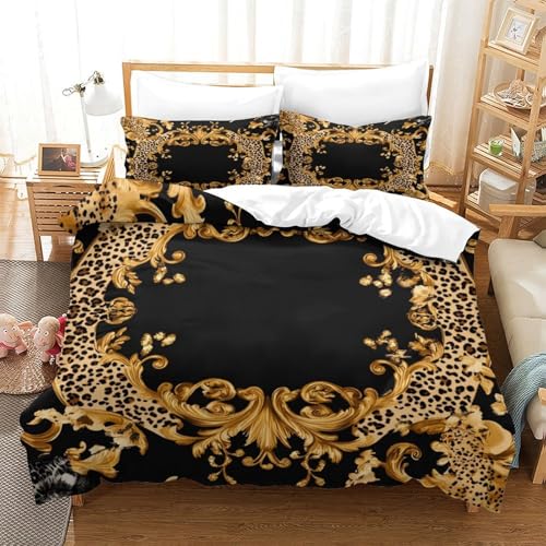 Parure de lit baroque ornée chic drap de luxe lit simple
