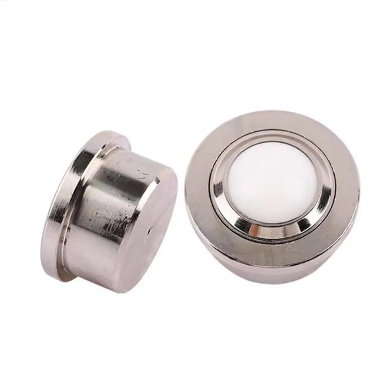 Mini Swivel Wheels Pulley Casters Wheel Eye Nylon Ball Furniture Hardware 4PCS(2)
