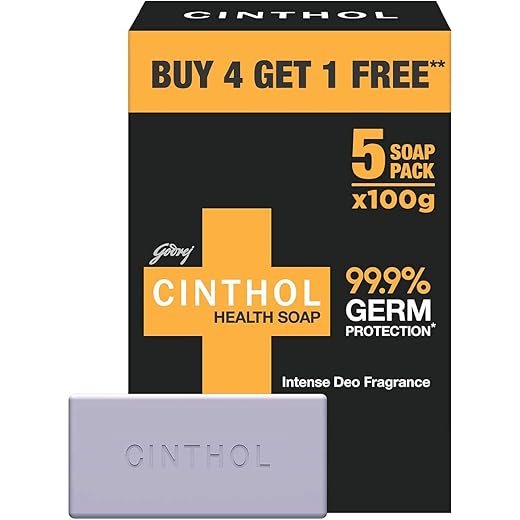 Cinthol Germ Shield 100g Pack of 5