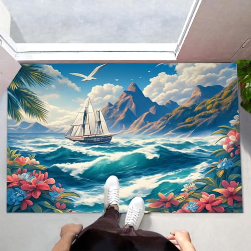 Tapis de sol 60x90cm une entrée propre et chaleureuse - 5