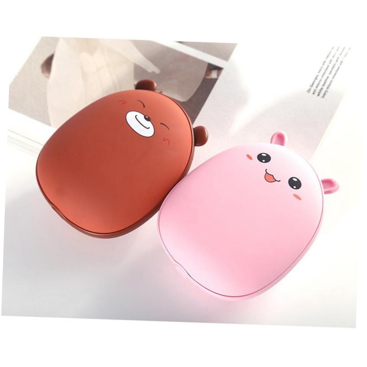 BESPORTBLE Wiederaufladbare Handwärmer 2St Handwärmer Schatz Geschenk Aufladen USB Powerbank warmes Schätzchen Mobile Energie USB-Handwärmer