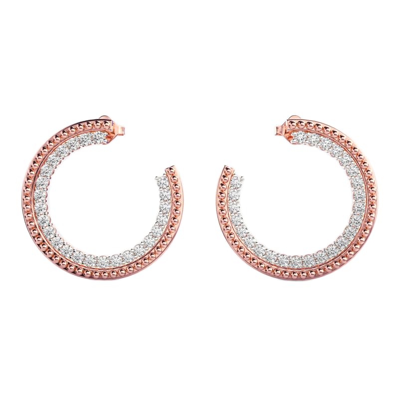 Créoles lune en argent 925 pour illuminer vos tenues de soirée chic