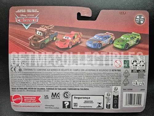 Cars Disney Pixar Pack of 2 Metal Cars 1:55 - Megan Shifter & Masha Ellswrench image 3