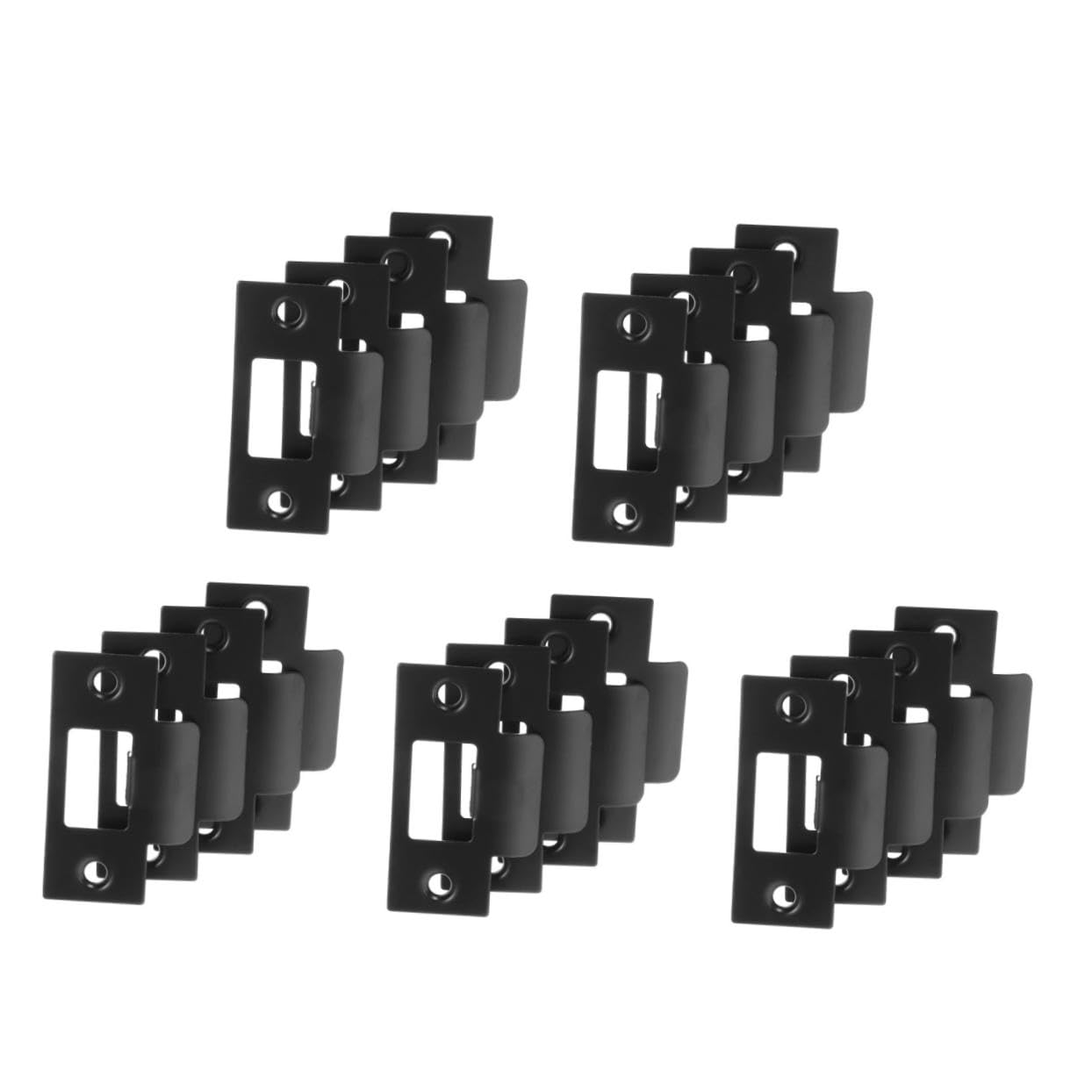 VILLCASE 5 Ensembles Plaque De Renforcement De Porte Inoxydable Lot De Gâches De Pêne Pour Sécuriser Vos Portes Plaques De Renforcement Durables 4 Pièces * 5