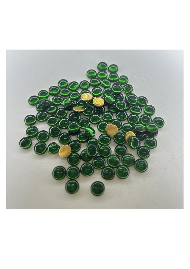 Epic Vault 1000 Tanjore Painting Stones, Kundan stones assorted GREEN (Round, Green, 2mm)-image-17