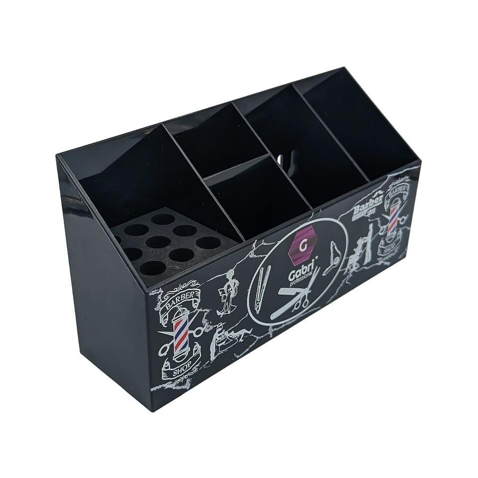 Gabri Hairdressing Scissors and Brush Holder, Salon Barber Shop Organizer, Hair Scissors Stand, Barber Tool Box - Image 4
