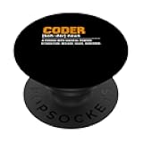 Coding Definition Coder Developer App Code PopSockets Standard PopGrip