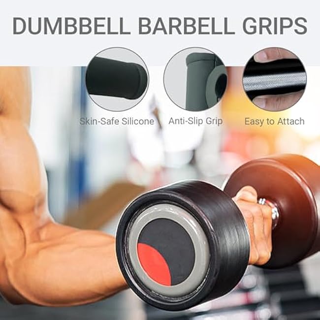 1 Pair Arm Training Rod Grips Barbell Hand Grips Strengthener Weightlifting Rod Grip Dumbbell Resin Grip Barbell