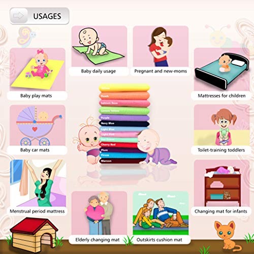 Image of Dry Sheet Quick Waterproof Breathable Bed Protector & Crib Sheet (Size: 200cm X 260cm) Firoza, Double Bed