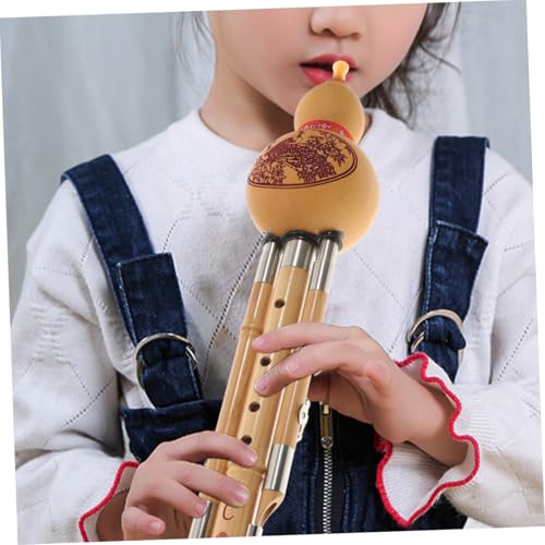 Flûte Hulusi instrument traditionnel chinois en Do majeur bambou et calebasse - 5