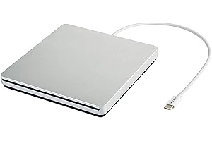 Apple-Certified USB C External CD Player for Mac: Plug-and-Play SuperDrive