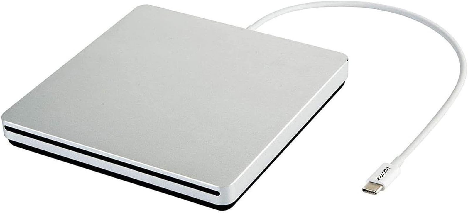 USB-C Superdrive External DVD/CD Reader and DVD/CD Burner for Apple-MacBook Air/Pro/iMac/Mini/MacBook Pro/ASUS/ASUS/DELL Latitude with USB-C Port Plug and Play(Silver)