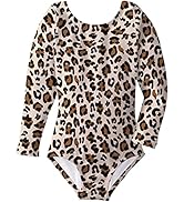 uideazone Gymnastics Leotard for Girls Biketards Sparkly Tank Ballet Unitard with Shorts Quick Dr...