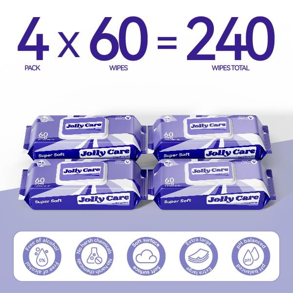 Miniatura 2 de Toallitas desechables XL para adultos, mujeres y hombres, toallitas grandes para glúteos, desechables, sin perfume, suaves y con pH equilibrado,