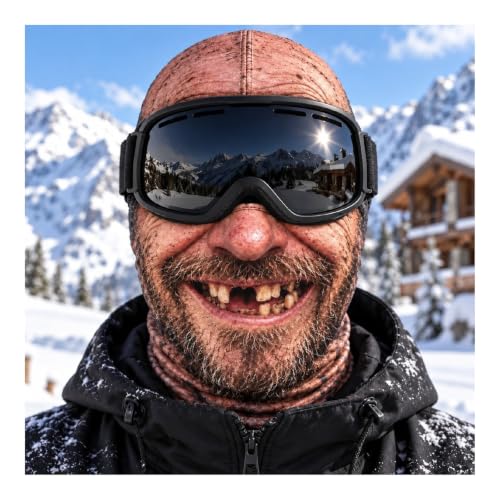 Ski Mask Old Man Balaclava Face Mask 3D Realistic Funny Winter Halloween - image 2