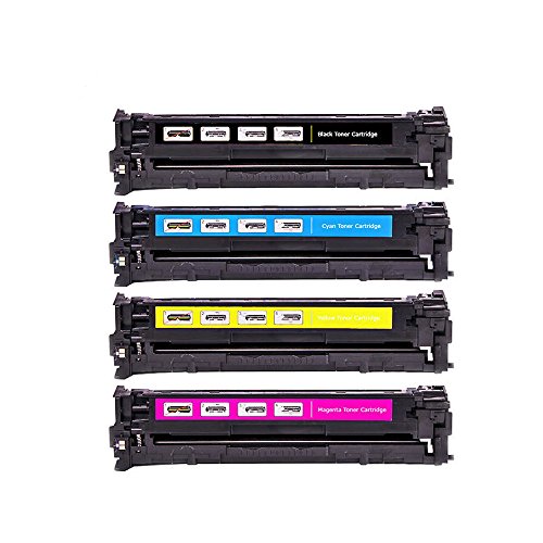 tian-4 PK juego de cartuchos de tóner para impresora HP CC530 A  CC533 A 304 A color Laserjet CM2320NF CM2320MFP