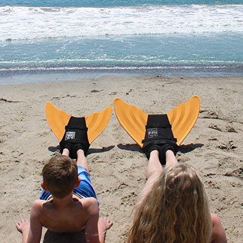 Sun Tails Mermaid Monofin (Orange, Keiki - Child Size)