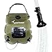 Sportneer Solar Shower Bag 5 Gallons/20L Solar Heating Premium Camping Shower Bags Hot Water with Removable Hose and On-Off Switchable Shower Head for Camping Beach Swimming Outdoor Traveling Hiking