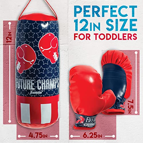 image for Franklin Sports Future Champs Kids’ Mini Boxing Set – Includes Kid