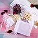 Mudder Organza Gift Bags Wedding Favour Bags Jewelry Pouches, Pack of 100 (4 x 4.72 Inch, White)