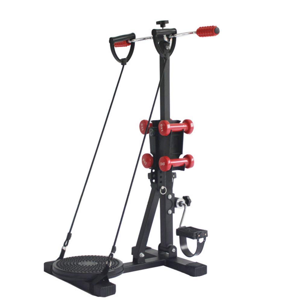 Vertical Climber Home Gym, Climbing Machine Cyclette, per Home Body Trainer Stepper Cardio, Allenamento Allenamento Impugnature Antiaderenti Gambe Braccia Addominali Polpaccio