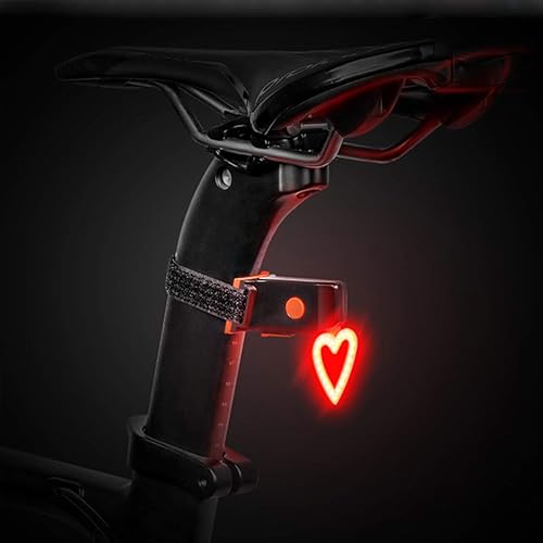 Miniatura 3 de Luces traseras para bicicleta, recargable por USB, luz de advertencia de cola de bicicleta, seguridad trasera, 5 modos, impermeable, en forma de
