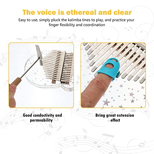 Healifty 1 Set Transparante Duimpiano Kristallen Voor Kinderen Piano Voor Kinderen Marimba-instrument Kinderpiano Draagbare Piano Elektronica Kit Draagbaar Klein Instrument - Image 6