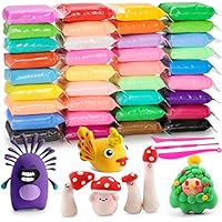Edifon 36 Colors Modeling Air Dry Clay Kit