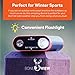 BoneView Electric Hand Warmer Emergency Power Bank with Flashlight - Portable Rechargeable 9900-mAh Battery Pack, Fast Heating Over 8 Hr, Hunting, Fishing, Survival, Camping Gadgets for Men & Women