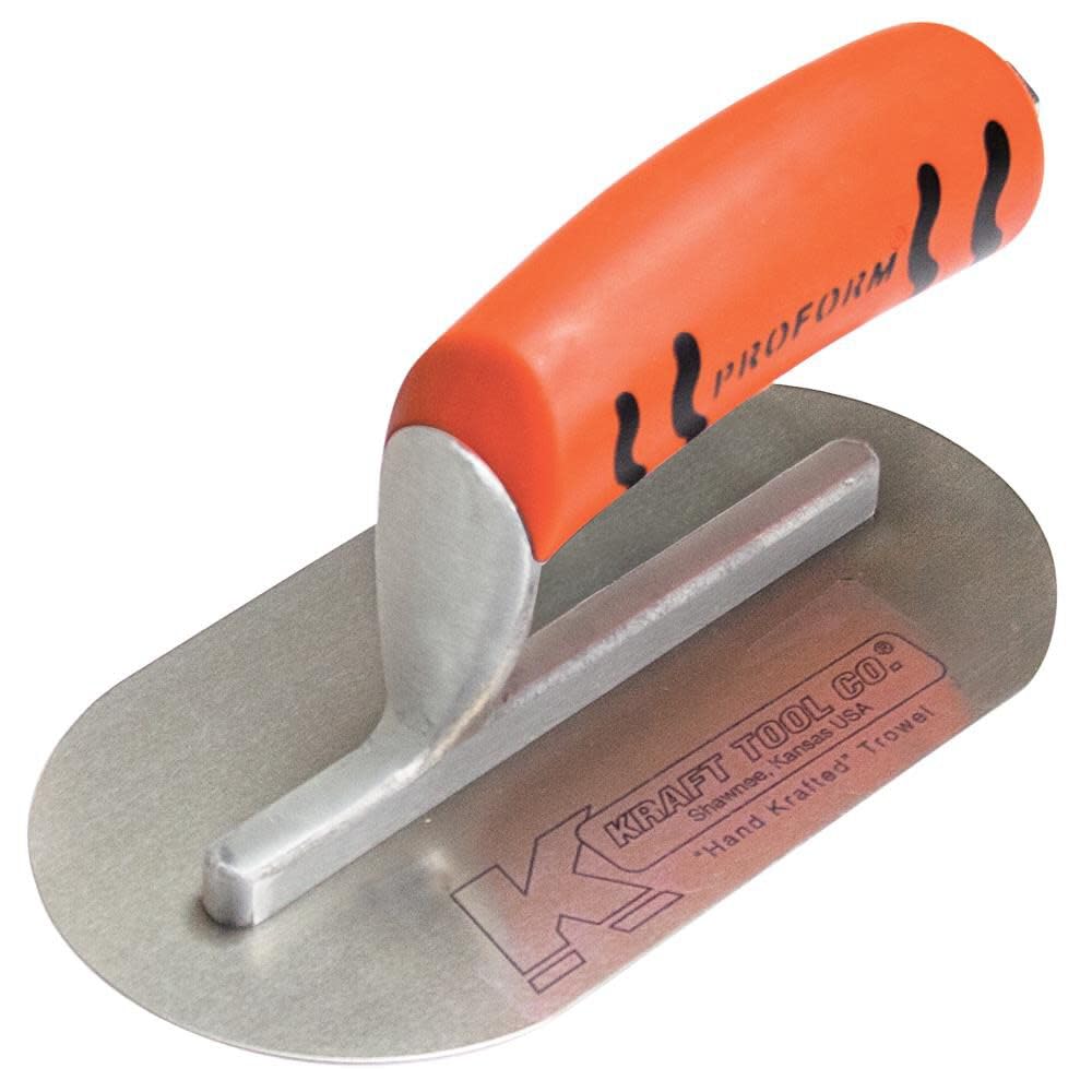 Kraft Concrete Mini Pool Trowel 7.5" x 4" w/ProForm Handle