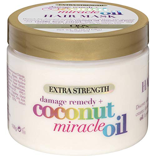 Ogx Coconut Miracle Oil Damage Remedy Hair Mask 6 Ounce Jar (3 Pack)