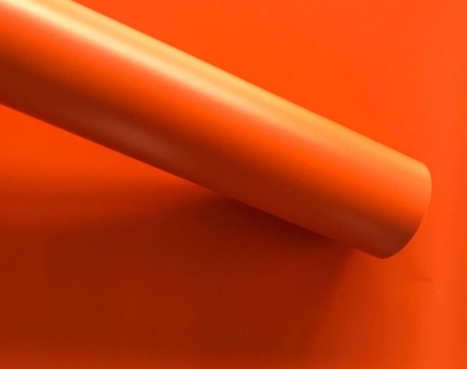 WALLMATE Vinyl Car Wrap Sheet Roll Film Sticker Decal Waterproof Car Styling Wrap Auto Vehicle Accessories (12" x 120 Inches, Glossy Orange Wrap)